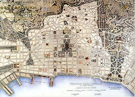 Carte ancienne de Salonique