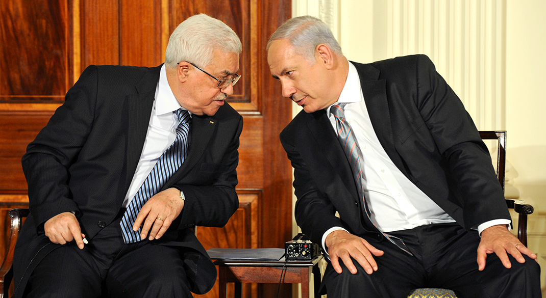 Abu Mazen parle avec Netanyahou
