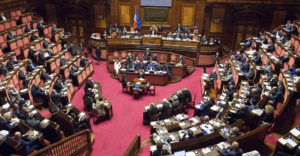 La Chambre des députés italienne en session ouverte