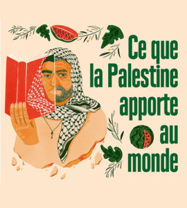 Couverture de l'édition 2022 de la revue "Araborama" "Ce que la Palestine apporte au Monde"