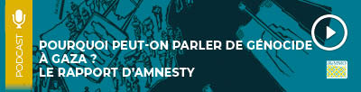 Gaza génocide Amnesty Podcast couv