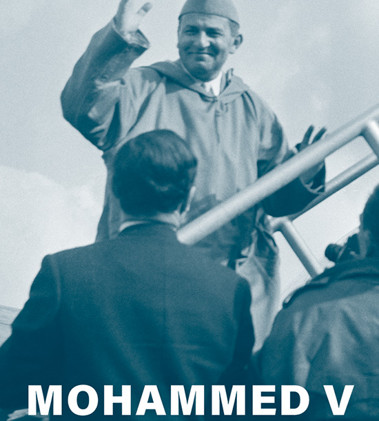 Couverture du livre de Benjamin Badier Mohammed V (Perrin, 2025)