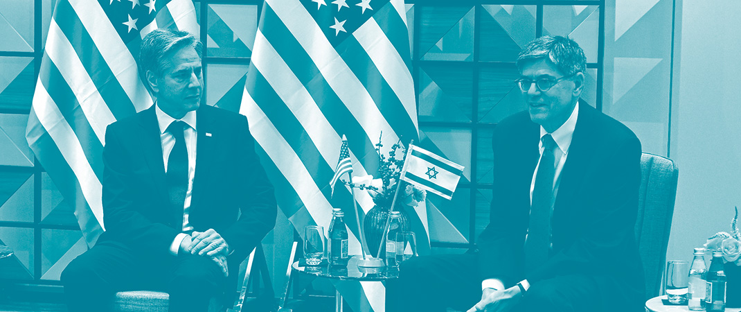 Le secrétaire d'État Blinken rencontre un représentant israélien