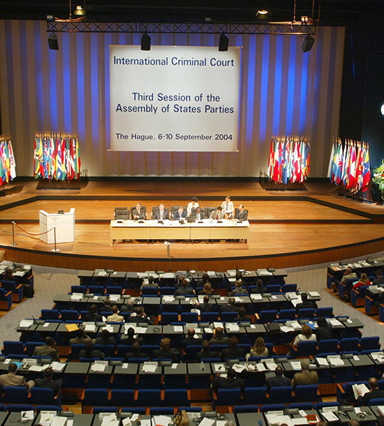 Assemblée générale de la Cour pénale internationale des états signataires du Statut de Rome
