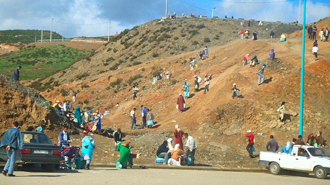 Migrants à la frontière de Ceuta