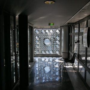 fenêtre de l'institut du monde arabe