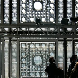 fenêtre de l'institut du monde arabe