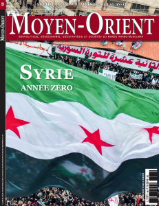 Couverture du numéro de la revue Moyen-Orient "Syrie. Année zéro"