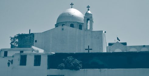 église orthodoxe à damas en Syrie